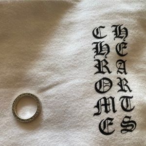 Chrome Hearts CH Sterling Silver Spacer 925 Ring
